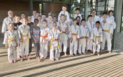 Engagierte Judokinder bei den Königsbrunner Polizei-Judoka